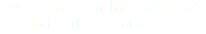 We at Aurora Drilling understand what works & what doesn’t.